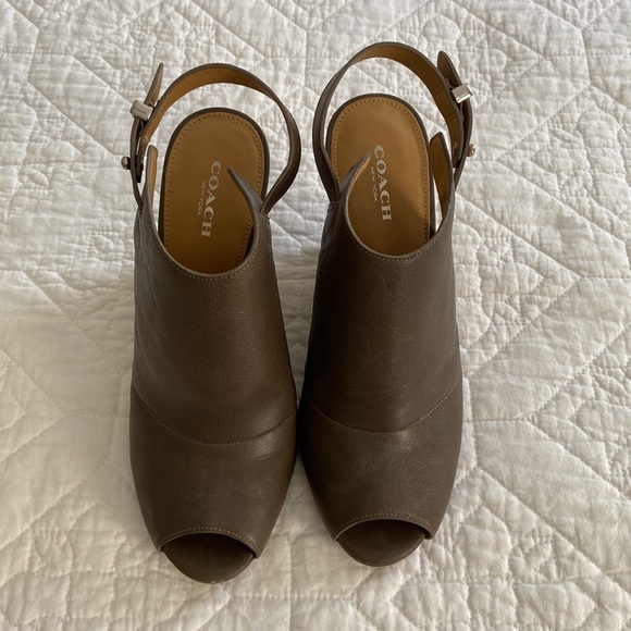 Coach Lindsay leather wedge heels - Picture 6 of 7